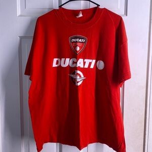 Fruit of the Loom T-Shirt, Ducati Graphics. Size M